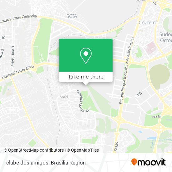 Mapa clube dos amigos