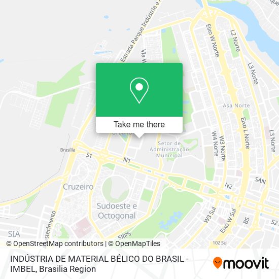 INDÚSTRIA DE MATERIAL BÉLICO DO BRASIL - IMBEL map