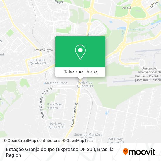 Estação Granja do Ipê (Expresso DF Sul) map
