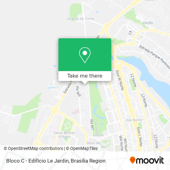 Bloco C - Edifício Le Jardin map