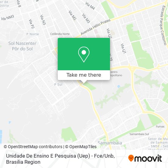 Unidade De Ensino E Pesquisa (Uep) - Fce / Unb map
