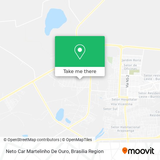 Neto Car Martelinho De Ouro map