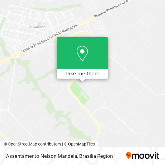 Assentamento Nelson Mandela map