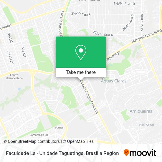 Faculdade Ls - Unidade Taguatinga map
