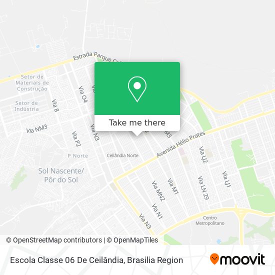 Escola Classe 06 De Ceilândia map