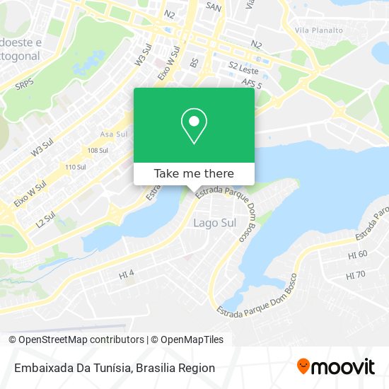 Embaixada Da Tunísia map