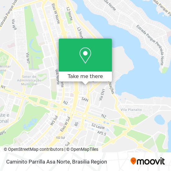 Caminito Parrilla Asa Norte map