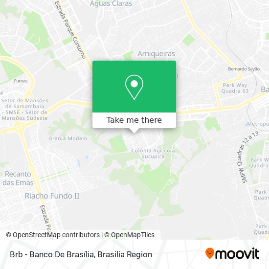Mapa Brb - Banco De Brasília