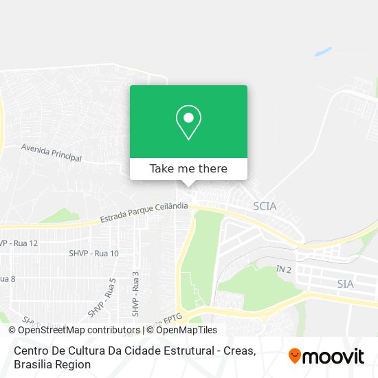 Centro De Cultura Da Cidade Estrutural - Creas map