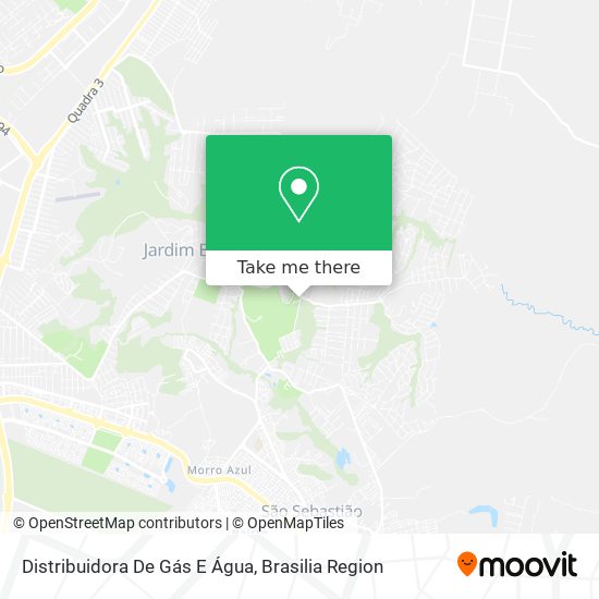 Distribuidora De Gás E Água map