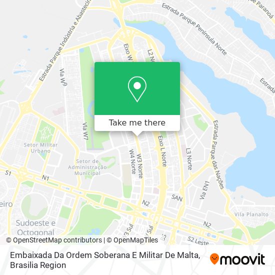 Embaixada Da Ordem Soberana E Militar De Malta map