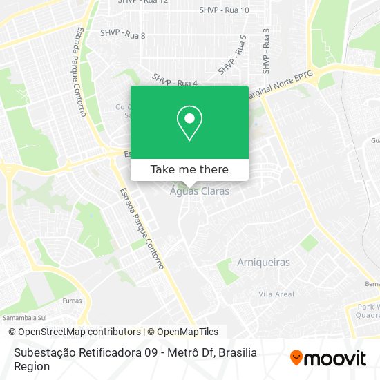 Subestação Retificadora 09 - Metrô Df map