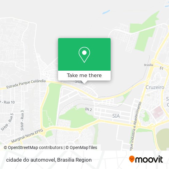 Mapa cidade do automovel