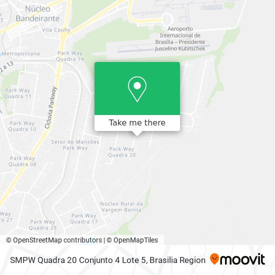 SMPW Quadra 20 Conjunto 4 Lote 5 map