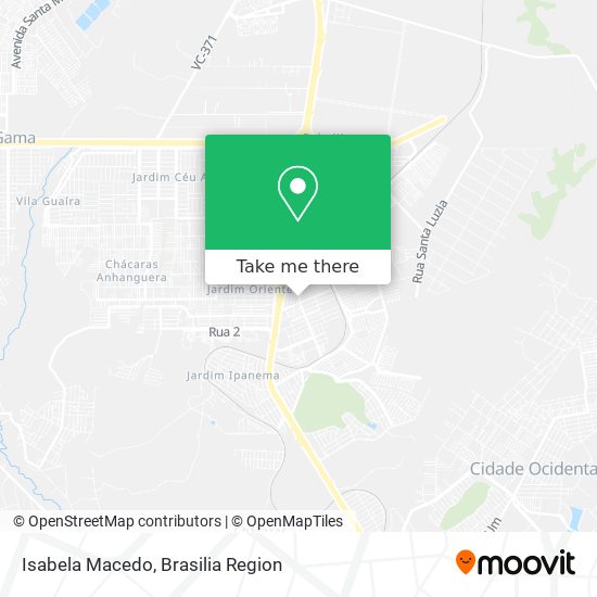 Isabela Macedo map