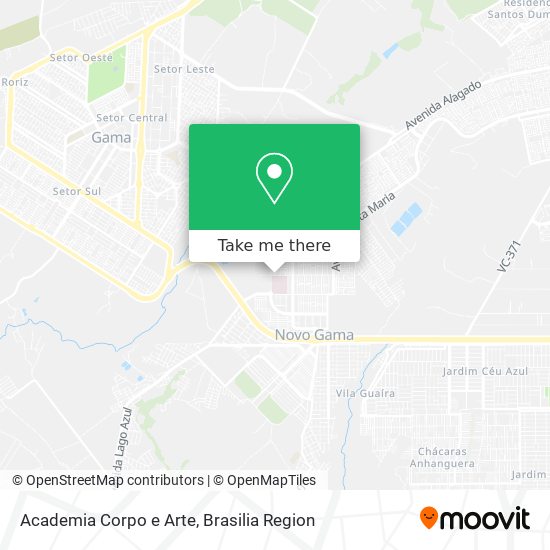 Academia Corpo e Arte map