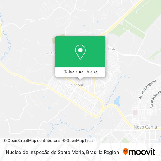 Núcleo de Inspeção de Santa Maria map