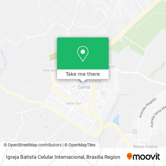 Igreja Batista Celular Internacional map