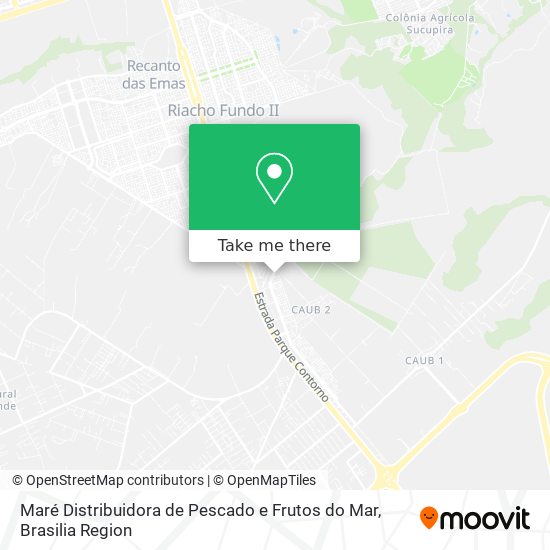 Maré Distribuidora de Pescado e Frutos do Mar map
