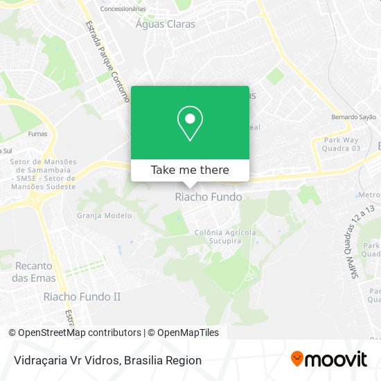 Vidraçaria Vr Vidros map