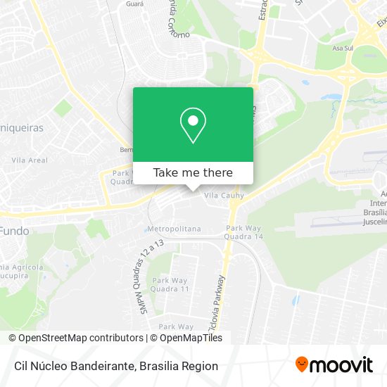 Cil Núcleo Bandeirante map