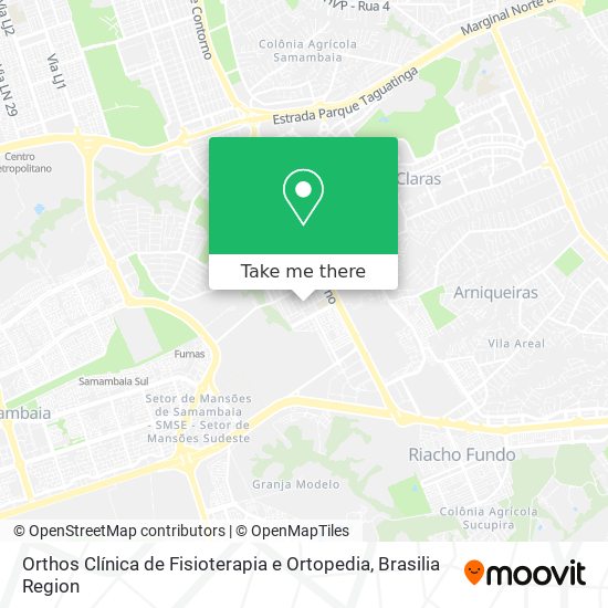 Orthos Clínica de Fisioterapia e Ortopedia map