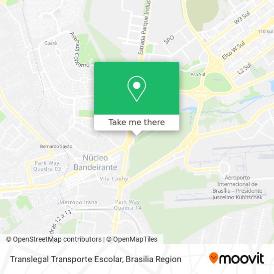 Translegal Transporte Escolar map