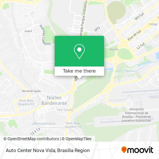 Auto Center Nova Vida map