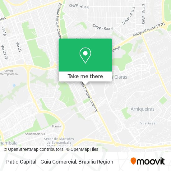 Mapa Pátio Capital - Guia Comercial