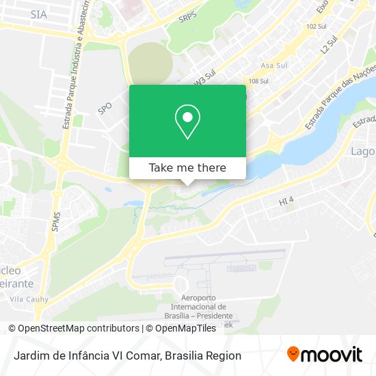 Jardim de Infância VI Comar map