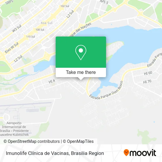 Imunolife Clínica de Vacinas map