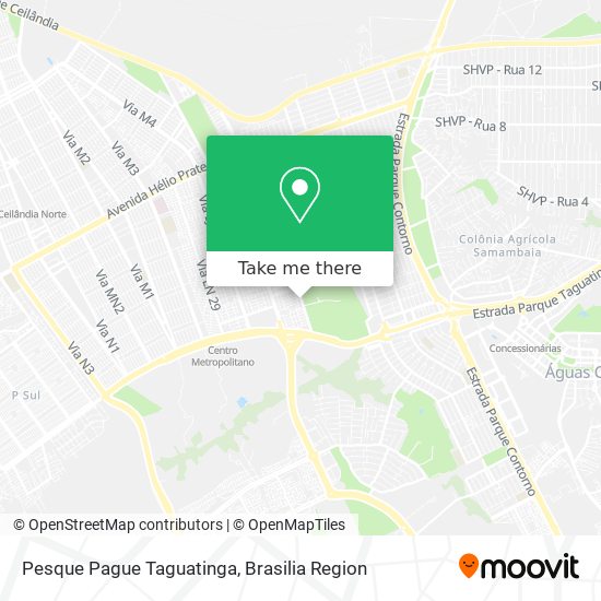 Pesque Pague Taguatinga map