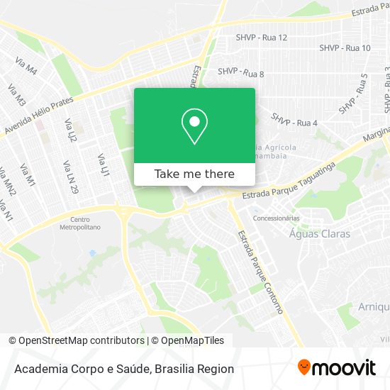 Academia Corpo e Saúde map