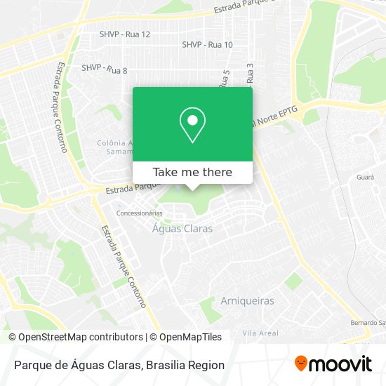Parque de Águas Claras map
