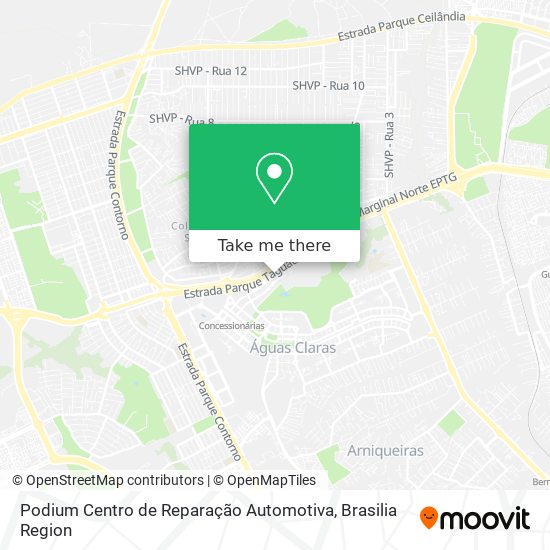 Podium Centro de Reparação Automotiva map