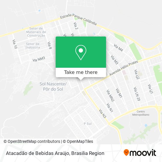 Atacadão de Bebidas Araújo map