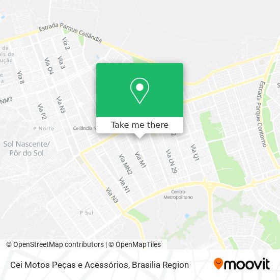 Mapa Cei Motos Peças e Acessórios