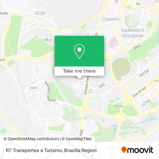 R7 Transportes e Turismo map