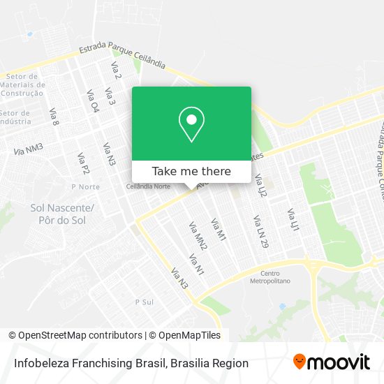 Mapa Infobeleza Franchising Brasil