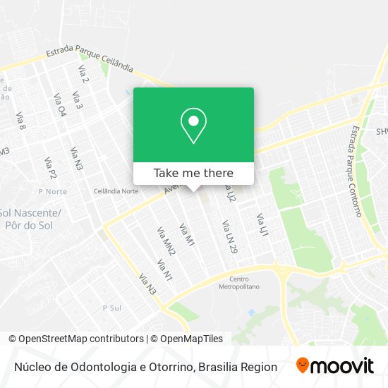 Núcleo de Odontologia e Otorrino map