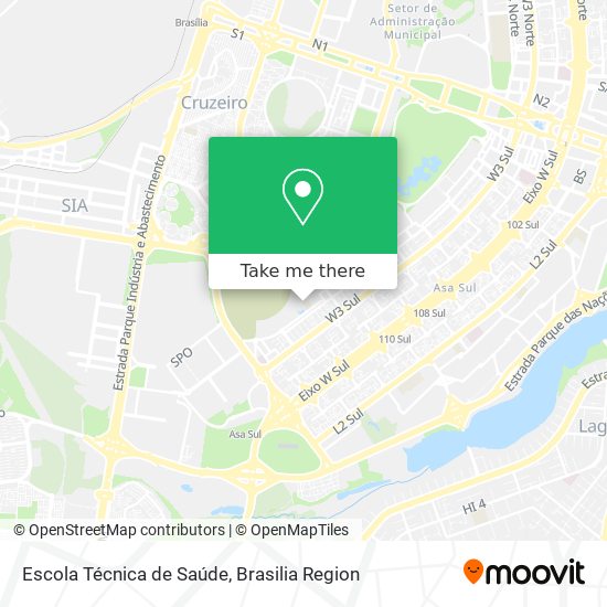 Escola Técnica de Saúde map