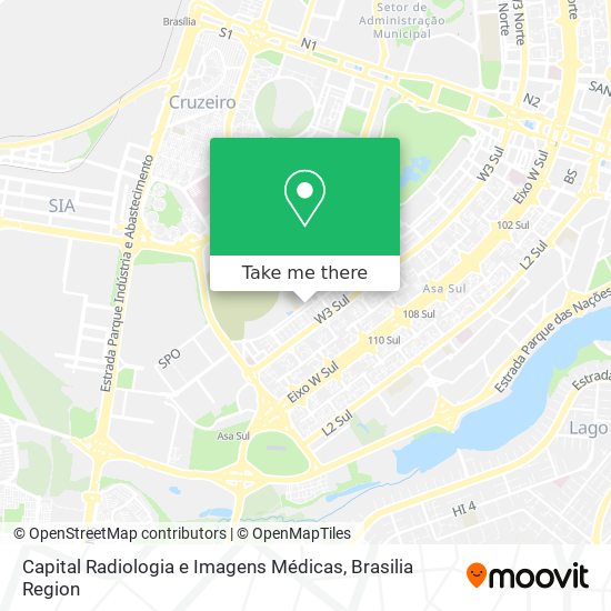 Capital Radiologia e Imagens Médicas map