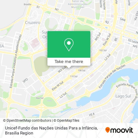 Unicef-Fundo das Nações Unidas Para a Infância map