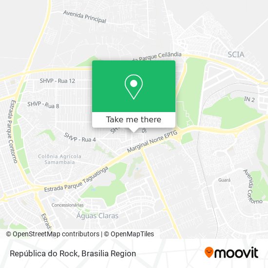 República do Rock map