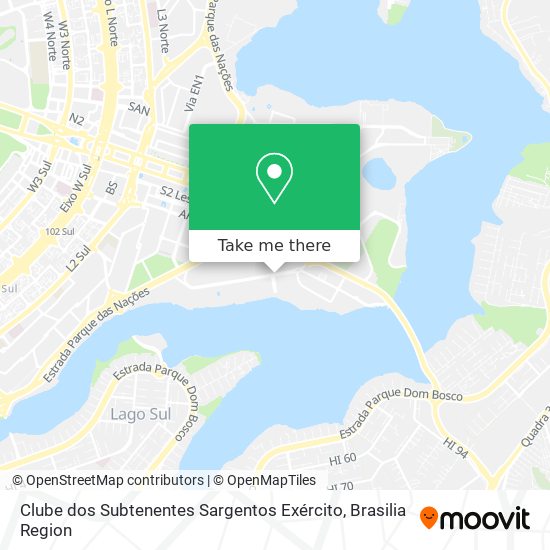 Clube dos Subtenentes Sargentos Exército map