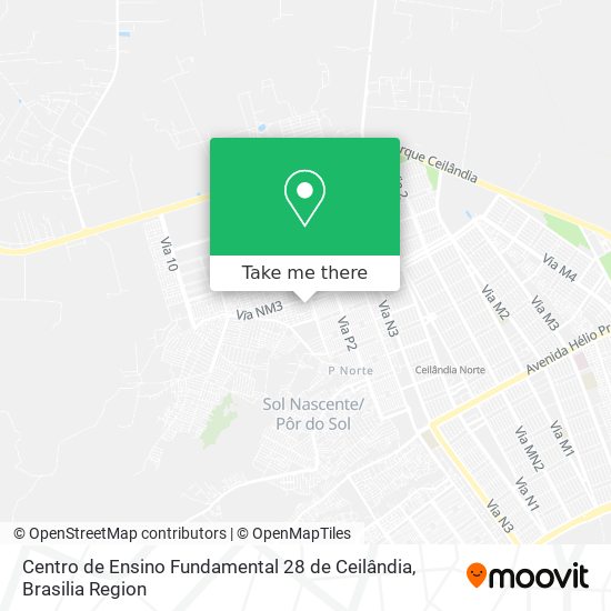 Centro de Ensino Fundamental 28 de Ceilândia map