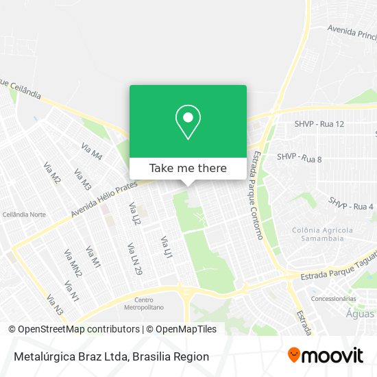 Mapa Metalúrgica Braz Ltda