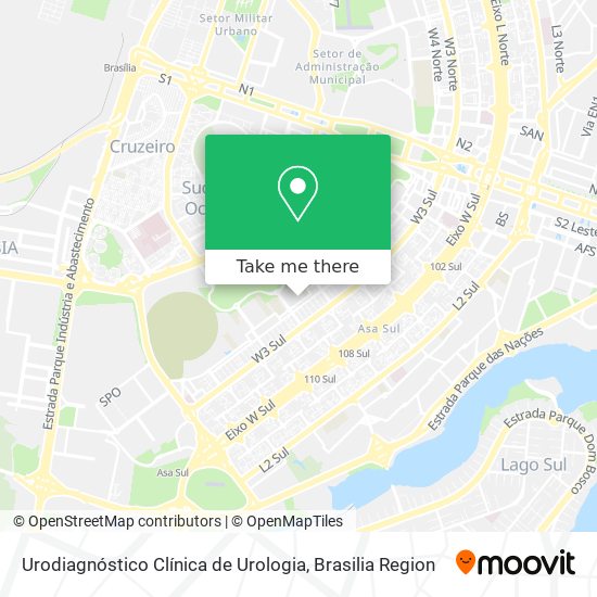 Urodiagnóstico Clínica de Urologia map