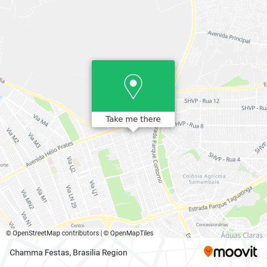 Chamma Festas map