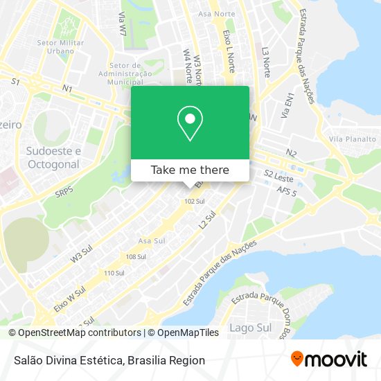 Salão Divina Estética map